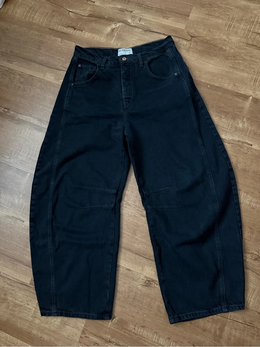 Free People Good Luck Mid Rise Barrel - Picture 3 of 8